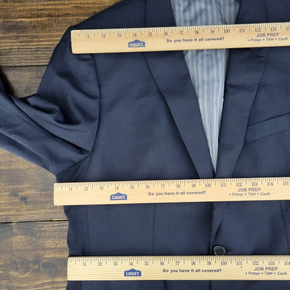 Banana Republic Men's Sport‎ Coat Blazer Suregon Tarbaldo Togna Wool Navy 42R